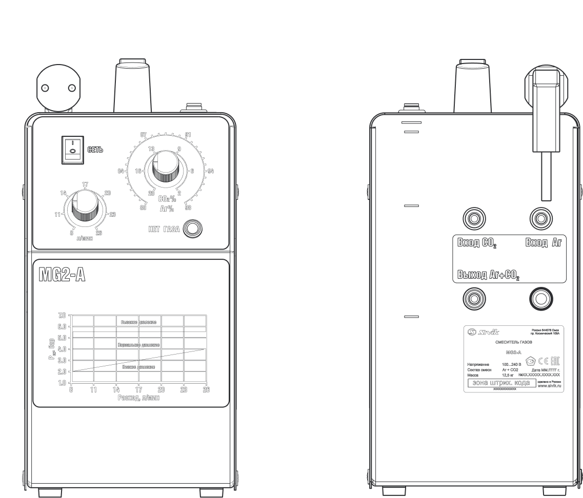 Купить смеситель газов MG2A
